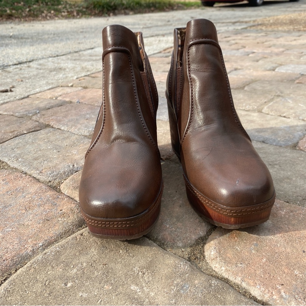 Gently worn 😍Korks kork-ease Robin clogged heeled bootie - Picture 3 of 14